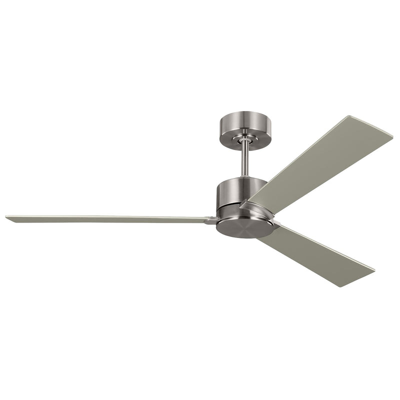 Visual Comfort Fan - 3RZR52BS - 52" Ceiling Fan - Rozzen - Brushed Steel