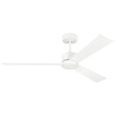 Visual Comfort Fan - 3RZR52RZW - 52" Ceiling Fan - Rozzen - Matte White