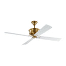 Visual Comfort Fan - 4SBWR56HAB - 56" Ceiling Fan - Subway - Hand Rubbed Antique Brass