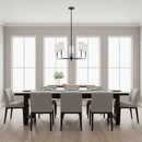 Five Light Chandelier<br /><span style="color:#4AB0CE;">Entrega: 4-10 dias en USA</span><br /><span style="color:#4AB0CE;font-size:60%;">PREGUNTE POR ENTREGA EN PANAMA</span><br />Collection: Foxdale<br />Finish: Midnight Black