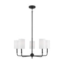 Five Light Chandelier<br /><span style="color:#4AB0CE;">Entrega: 6-7 semanas en USA</span><br /><span style="color:#4AB0CE;font-size:60%;">PREGUNTE POR ENTREGA EN PANAMA</span><br />Collection: Foxdale<br />Finish: Midnight Black