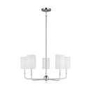 Five Light Chandelier<br /><span style="color:#4AB0CE;">Entrega: 4-10 dias en USA</span><br /><span style="color:#4AB0CE;font-size:60%;">PREGUNTE POR ENTREGA EN PANAMA</span><br />Collection: Foxdale<br />Finish: Brushed Nickel