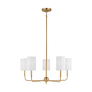 LED Chandelier<br /><span style="color:#4AB0CE;">Entrega: 4-10 dias en USA</span><br /><span style="color:#4AB0CE;font-size:60%;">PREGUNTE POR ENTREGA EN PANAMA</span><br />Collection: Foxdale<br />Finish: Satin Brass