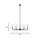 Visual Comfort Studio - 3109309-112 - Nine Light Chandelier - Foxdale - Midnight Black