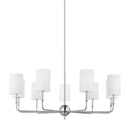 LED Chandelier<br /><span style="color:#4AB0CE;">Entrega: 15-16 semanas en USA</span><br /><span style="color:#4AB0CE;font-size:60%;">PREGUNTE POR ENTREGA EN PANAMA</span><br />Collection: Foxdale<br />Finish: Brushed Nickel