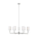 LED Chandelier<br /><span style="color:#4AB0CE;">Entrega: 15-16 semanas en USA</span><br /><span style="color:#4AB0CE;font-size:60%;">PREGUNTE POR ENTREGA EN PANAMA</span><br />Collection: Foxdale<br />Finish: Brushed Nickel