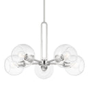Five Light Chandelier<br /><span style="color:#4AB0CE;">Entrega: 4-10 dias en USA</span><br /><span style="color:#4AB0CE;font-size:60%;">PREGUNTE POR ENTREGA EN PANAMA</span><br />Collection: Codyn<br />Finish: Brushed Nickel