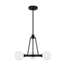 Three Light Chandelier<br /><span style="color:#4AB0CE;">Entrega: 4-10 dias en USA</span><br /><span style="color:#4AB0CE;font-size:60%;">PREGUNTE POR ENTREGA EN PANAMA</span><br />Collection: Clybourn<br />Finish: Midnight Black