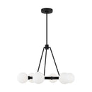 Six Light Chandelier<br /><span style="color:#4AB0CE;">Entrega: 4-5 semanas en USA</span><br /><span style="color:#4AB0CE;font-size:60%;">PREGUNTE POR ENTREGA EN PANAMA</span><br />Collection: Clybourn<br />Finish: Midnight Black