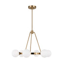 Six Light Chandelier<br /><span style="color:#4AB0CE;">Entrega: 13-14 semanas en USA</span><br /><span style="color:#4AB0CE;font-size:60%;">PREGUNTE POR ENTREGA EN PANAMA</span><br />Collection: Clybourn<br />Finish: Satin Brass