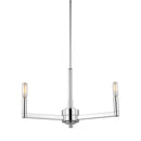 Visual Comfort Studio - 3164203-05 - Three Light Chandelier - Fullton - Chrome
