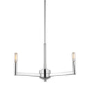 Visual Comfort Studio - 3164203-05 - Three Light Chandelier - Fullton - Chrome