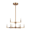 Nine Light Chandelier<br /><span style="color:#4AB0CE;">Entrega: 4-10 dias en USA</span><br /><span style="color:#4AB0CE;font-size:60%;">PREGUNTE POR ENTREGA EN PANAMA</span><br />Collection: Fullton<br />Finish: Satin Brass