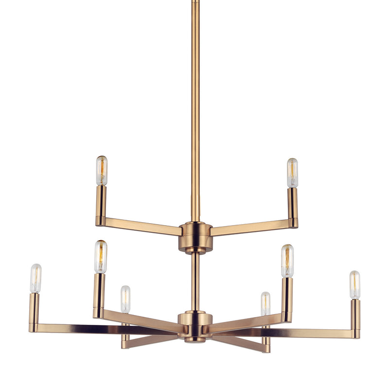 Visual Comfort Studio - 3164209EN-848 - LED Chandelier - Fullton - Satin Brass