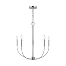 Five Light Chandelier<br /><span style="color:#4AB0CE;">Entrega: 4-10 dias en USA</span><br /><span style="color:#4AB0CE;font-size:60%;">PREGUNTE POR ENTREGA EN PANAMA</span><br />Collection: Greenwich<br />Finish: Brushed Nickel