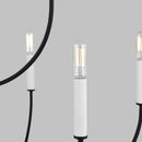 Nine Light Chandelier<br /><span style="color:#4AB0CE;">Entrega: 4-10 dias en USA</span><br /><span style="color:#4AB0CE;font-size:60%;">PREGUNTE POR ENTREGA EN PANAMA</span><br />Collection: Greenwich<br />Finish: Midnight Black