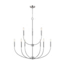 LED Chandelier<br /><span style="color:#4AB0CE;">Entrega: 7-8 semanas en USA</span><br /><span style="color:#4AB0CE;font-size:60%;">PREGUNTE POR ENTREGA EN PANAMA</span><br />Collection: Greenwich<br />Finish: Brushed Nickel