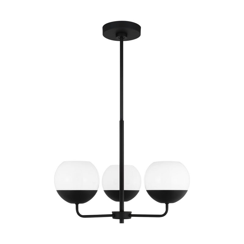 Three Light Chandelier<br /><span style="color:#4AB0CE;">Entrega: 4-10 dias en USA</span><br /><span style="color:#4AB0CE;font-size:60%;">PREGUNTE POR ENTREGA EN PANAMA</span><br />Collection: Alvin<br />Finish: Midnight Black