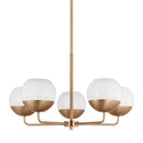 Five Light Chandelier<br /><span style="color:#4AB0CE;">Entrega: 4-10 dias en USA</span><br /><span style="color:#4AB0CE;font-size:60%;">PREGUNTE POR ENTREGA EN PANAMA</span><br />Collection: Alvin<br />Finish: Satin Brass