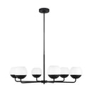 Six Light Chandelier<br /><span style="color:#4AB0CE;">Entrega: 4-10 dias en USA</span><br /><span style="color:#4AB0CE;font-size:60%;">PREGUNTE POR ENTREGA EN PANAMA</span><br />Collection: Alvin<br />Finish: Midnight Black