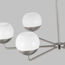 Six Light Chandelier<br /><span style="color:#4AB0CE;">Entrega: 4-10 dias en USA</span><br /><span style="color:#4AB0CE;font-size:60%;">PREGUNTE POR ENTREGA EN PANAMA</span><br />Collection: Alvin<br />Finish: Brushed Nickel