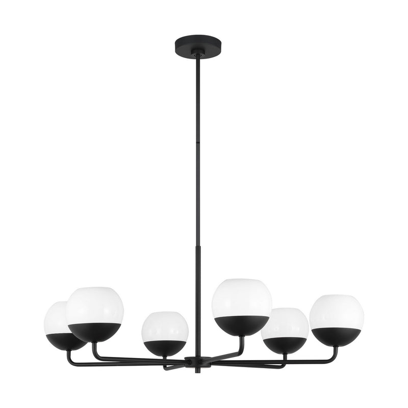 LED Chandelier<br /><span style="color:#4AB0CE;">Entrega: 4-10 dias en USA</span><br /><span style="color:#4AB0CE;font-size:60%;">PREGUNTE POR ENTREGA EN PANAMA</span><br />Collection: Alvin<br />Finish: Midnight Black