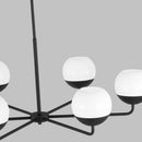LED Chandelier<br /><span style="color:#4AB0CE;">Entrega: 4-10 dias en USA</span><br /><span style="color:#4AB0CE;font-size:60%;">PREGUNTE POR ENTREGA EN PANAMA</span><br />Collection: Alvin<br />Finish: Midnight Black