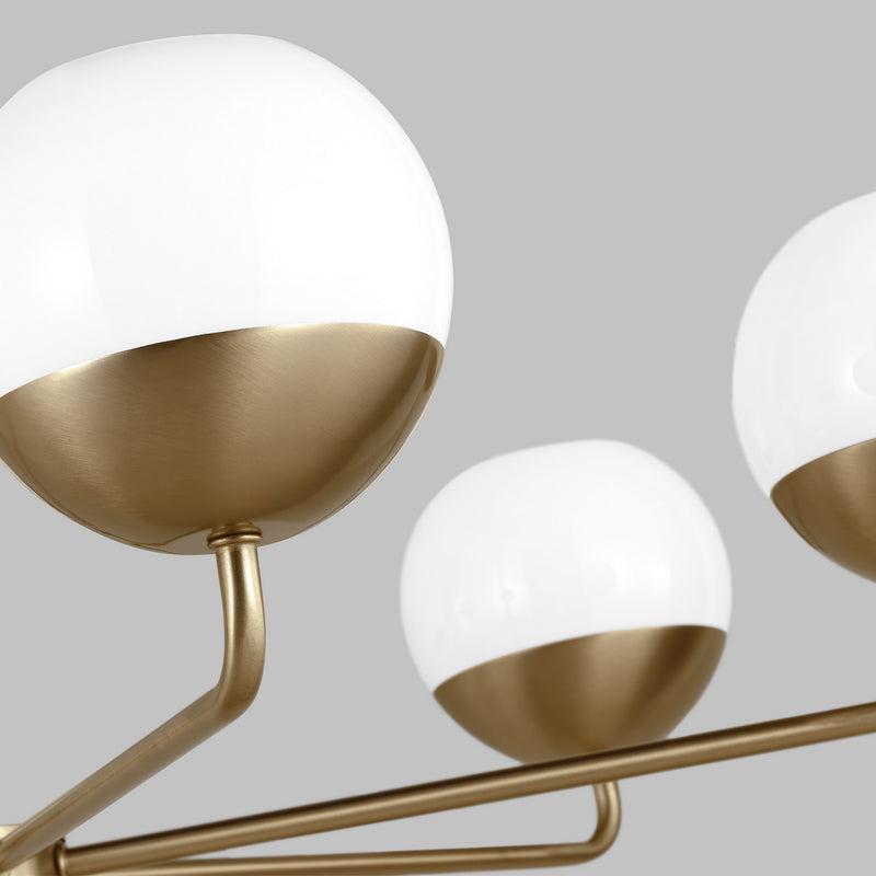 LED Chandelier<br /><span style="color:#4AB0CE;">Entrega: 4-10 dias en USA</span><br /><span style="color:#4AB0CE;font-size:60%;">PREGUNTE POR ENTREGA EN PANAMA</span><br />Collection: Alvin<br />Finish: Satin Brass