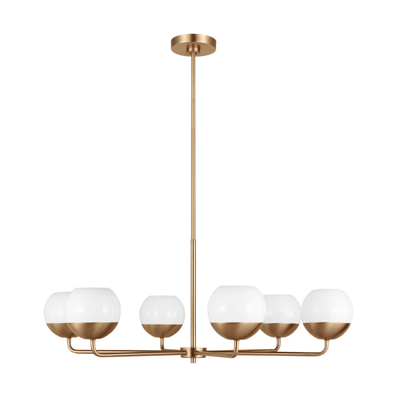 LED Chandelier<br /><span style="color:#4AB0CE;">Entrega: 4-10 dias en USA</span><br /><span style="color:#4AB0CE;font-size:60%;">PREGUNTE POR ENTREGA EN PANAMA</span><br />Collection: Alvin<br />Finish: Satin Brass