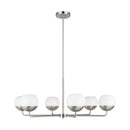 LED Chandelier<br /><span style="color:#4AB0CE;">Entrega: 4-10 dias en USA</span><br /><span style="color:#4AB0CE;font-size:60%;">PREGUNTE POR ENTREGA EN PANAMA</span><br />Collection: Alvin<br />Finish: Brushed Nickel