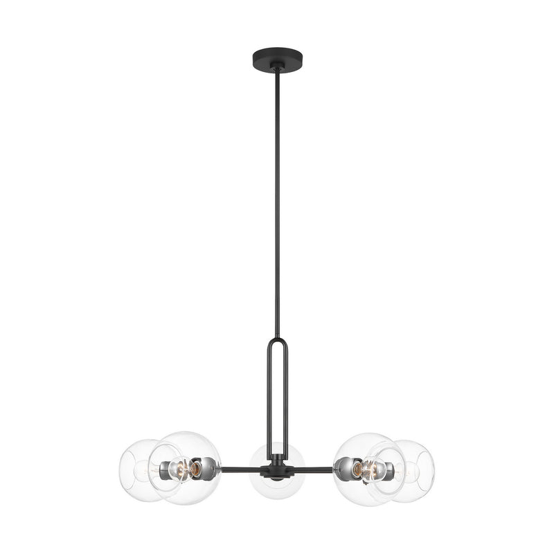 Five Light Chandelier<br /><span style="color:#4AB0CE;">Entrega: 4-10 dias en USA</span><br /><span style="color:#4AB0CE;font-size:60%;">PREGUNTE POR ENTREGA EN PANAMA</span><br />Collection: Codyn<br />Finish: Midnight Black