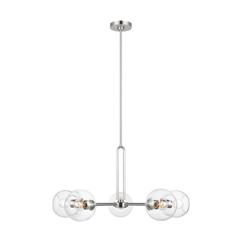 Five Light Chandelier<br /><span style="color:#4AB0CE;">Entrega: 4-10 dias en USA</span><br /><span style="color:#4AB0CE;font-size:60%;">PREGUNTE POR ENTREGA EN PANAMA</span><br />Collection: Codyn<br />Finish: Brushed Nickel