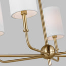 Six Light Chandelier<br /><span style="color:#4AB0CE;">Entrega: 4-10 dias en USA</span><br /><span style="color:#4AB0CE;font-size:60%;">PREGUNTE POR ENTREGA EN PANAMA</span><br />Collection: Foxdale<br />Finish: Satin Brass