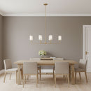Visual Comfort Studio - 3609306-848 - Six Light Chandelier - Foxdale - Satin Brass