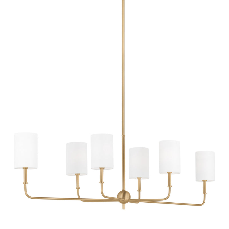 LED Chandelier<br /><span style="color:#4AB0CE;">Entrega: 4-10 dias en USA</span><br /><span style="color:#4AB0CE;font-size:60%;">PREGUNTE POR ENTREGA EN PANAMA</span><br />Collection: Foxdale<br />Finish: Satin Brass