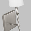 One Light Bath Vanity<br /><span style="color:#4AB0CE;">Entrega: 10-11 semanas en USA</span><br /><span style="color:#4AB0CE;font-size:60%;">PREGUNTE POR ENTREGA EN PANAMA</span><br />Collection: Foxdale<br />Finish: Brushed Nickel