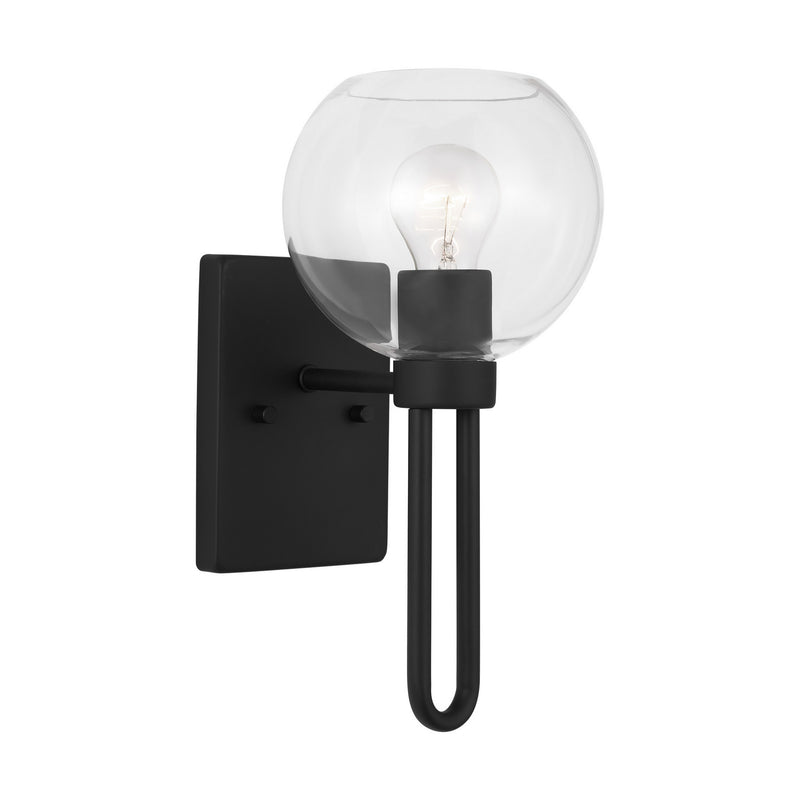 One Light Bath Vanity<br /><span style="color:#4AB0CE;">Entrega: 4-10 dias en USA</span><br /><span style="color:#4AB0CE;font-size:60%;">PREGUNTE POR ENTREGA EN PANAMA</span><br />Collection: Codyn<br />Finish: Midnight Black