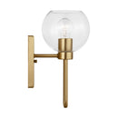 One Light Bath Vanity<br /><span style="color:#4AB0CE;">Entrega: 2-3 semanas en USA</span><br /><span style="color:#4AB0CE;font-size:60%;">PREGUNTE POR ENTREGA EN PANAMA</span><br />Collection: Codyn<br />Finish: Satin Brass