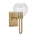 One Light Bath Vanity<br /><span style="color:#4AB0CE;">Entrega: 2-3 semanas en USA</span><br /><span style="color:#4AB0CE;font-size:60%;">PREGUNTE POR ENTREGA EN PANAMA</span><br />Collection: Codyn<br />Finish: Satin Brass
