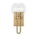One Light Bath Vanity<br /><span style="color:#4AB0CE;">Entrega: 2-3 semanas en USA</span><br /><span style="color:#4AB0CE;font-size:60%;">PREGUNTE POR ENTREGA EN PANAMA</span><br />Collection: Codyn<br />Finish: Satin Brass