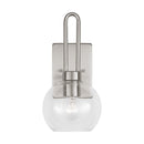 One Light Bath Vanity<br /><span style="color:#4AB0CE;">Entrega: 4-10 dias en USA</span><br /><span style="color:#4AB0CE;font-size:60%;">PREGUNTE POR ENTREGA EN PANAMA</span><br />Collection: Codyn<br />Finish: Brushed Nickel