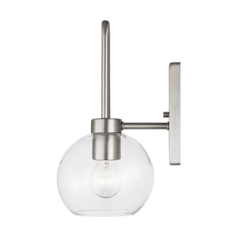 One Light Bath Vanity<br /><span style="color:#4AB0CE;">Entrega: 4-10 dias en USA</span><br /><span style="color:#4AB0CE;font-size:60%;">PREGUNTE POR ENTREGA EN PANAMA</span><br />Collection: Codyn<br />Finish: Brushed Nickel