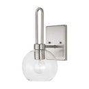One Light Bath Vanity<br /><span style="color:#4AB0CE;">Entrega: 4-10 dias en USA</span><br /><span style="color:#4AB0CE;font-size:60%;">PREGUNTE POR ENTREGA EN PANAMA</span><br />Collection: Codyn<br />Finish: Brushed Nickel