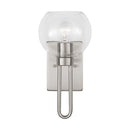 One Light Bath Vanity<br /><span style="color:#4AB0CE;">Entrega: 4-10 dias en USA</span><br /><span style="color:#4AB0CE;font-size:60%;">PREGUNTE POR ENTREGA EN PANAMA</span><br />Collection: Codyn<br />Finish: Brushed Nickel