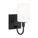 LED Bath Wall Sconce<br /><span style="color:#4AB0CE;">Entrega: 2-3 semanas en USA</span><br /><span style="color:#4AB0CE;font-size:60%;">PREGUNTE POR ENTREGA EN PANAMA</span><br />Collection: Oak Moore<br />Finish: Midnight Black