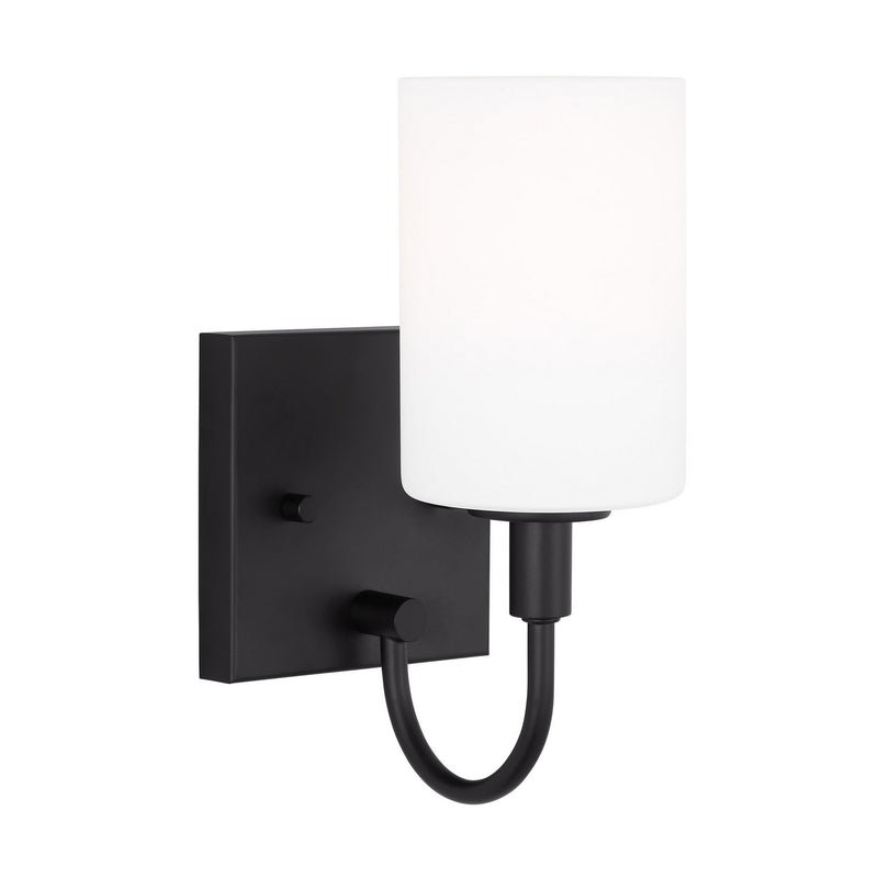 LED Bath Wall Sconce<br /><span style="color:#4AB0CE;">Entrega: 4-10 dias en USA</span><br /><span style="color:#4AB0CE;font-size:60%;">PREGUNTE POR ENTREGA EN PANAMA</span><br />Collection: Oak Moore<br />Finish: Midnight Black