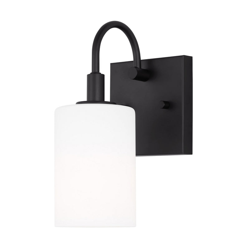 LED Bath Wall Sconce<br /><span style="color:#4AB0CE;">Entrega: 4-10 dias en USA</span><br /><span style="color:#4AB0CE;font-size:60%;">PREGUNTE POR ENTREGA EN PANAMA</span><br />Collection: Oak Moore<br />Finish: Midnight Black