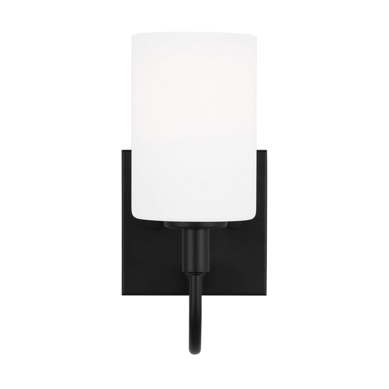 LED Bath Wall Sconce<br /><span style="color:#4AB0CE;">Entrega: 4-10 dias en USA</span><br /><span style="color:#4AB0CE;font-size:60%;">PREGUNTE POR ENTREGA EN PANAMA</span><br />Collection: Oak Moore<br />Finish: Midnight Black