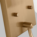 LED Bath Wall Sconce<br /><span style="color:#4AB0CE;">Entrega: 4-10 dias en USA</span><br /><span style="color:#4AB0CE;font-size:60%;">PREGUNTE POR ENTREGA EN PANAMA</span><br />Collection: Oak Moore<br />Finish: Satin Brass