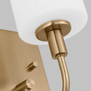 LED Bath Wall Sconce<br /><span style="color:#4AB0CE;">Entrega: 4-10 dias en USA</span><br /><span style="color:#4AB0CE;font-size:60%;">PREGUNTE POR ENTREGA EN PANAMA</span><br />Collection: Oak Moore<br />Finish: Satin Brass
